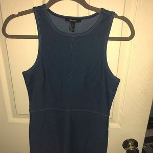 denim bodycon dress